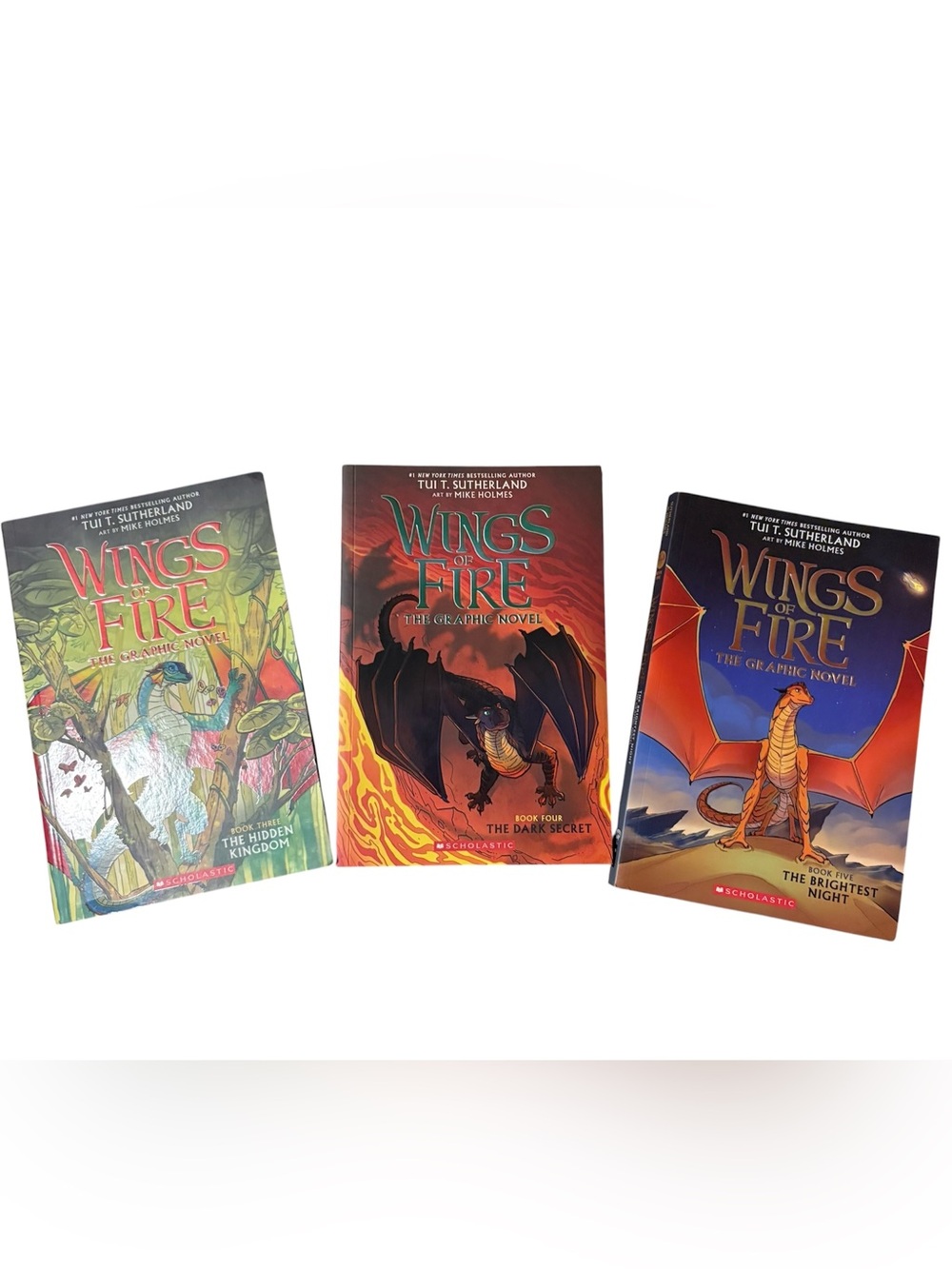 Wings of Fire Graphic Books #3-5